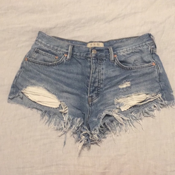 free people loving good vibrations cutoffs